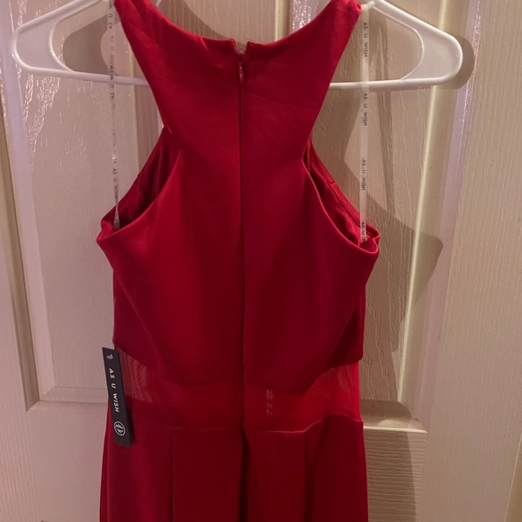 Red prom / evening gown dress size 3 - Picture 7 of 11